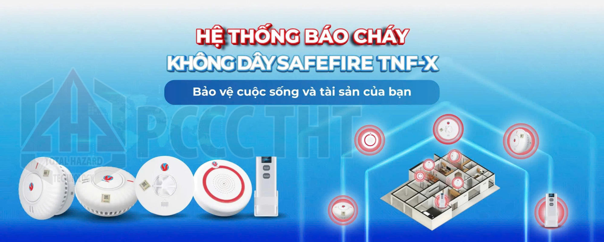 Đầu báo khói nhiệt không dây – Giải pháp phát hiện cháy chính xác, ổn định