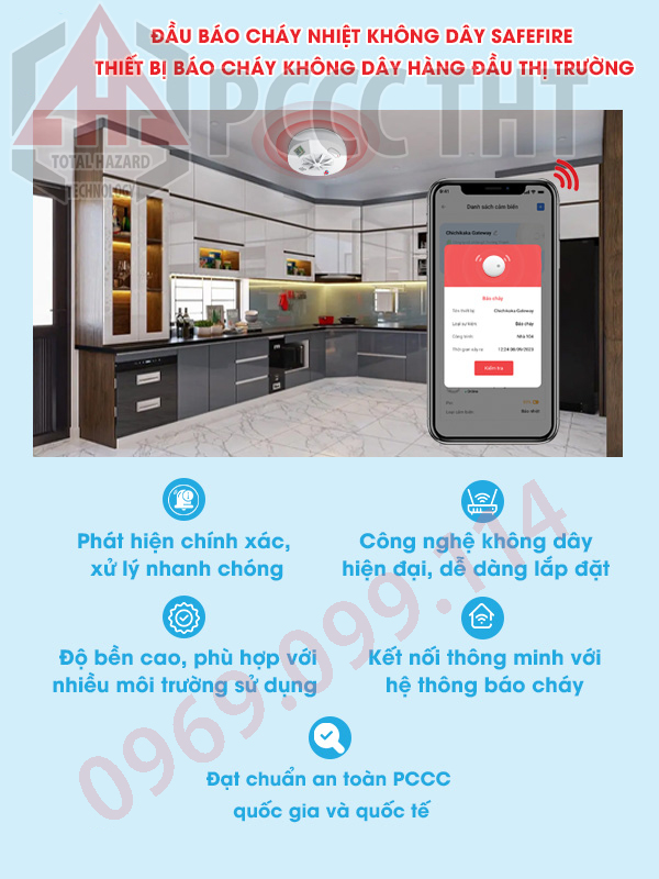 Báo cháy không dây là gì? Nguyên lý & ứng dụng thực tế