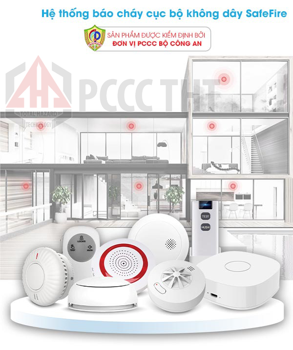 Hệ thống báo cháy liên động không dây – Giải pháp cảnh báo cháy toàn diện