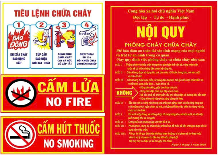 Tiêu lệnh chữa cháy là gì? Quy định và cách sử dụng | PCCC THT