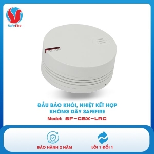Đầu báo khói nhiệt kết hợp không dây SafeFire SF-CBX-SHD