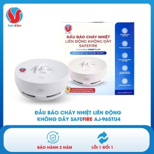 Đầu báo nhiệt liên động không dây SafeFire AJ-965TU4