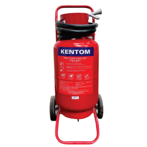 Bình Chữa Cháy Xe Đẩy Bột ABC 35kg KENTOM , Tem KĐ