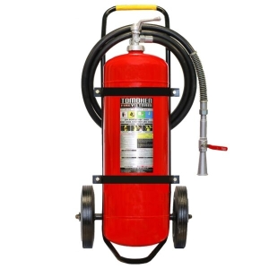 Bình Chữa Cháy Xe Đẩy Bột ABC 35kg TOMOKEN Việt Nam , Tem KĐ