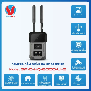 Camera cảm biến lửa UV SafeFire SF-C-HQ-6000-UI-S – Phát hiện cháy mili giây, chất lượng chuẩn quốc tế