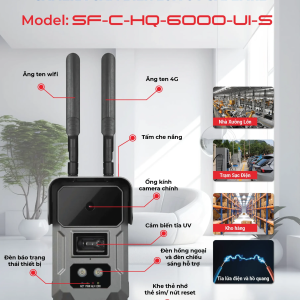 Camera cảm biến lửa UV SafeFire SF-C-HQ-6000-UI-S – Phát hiện cháy mili giây, chất lượng chuẩn quốc tế