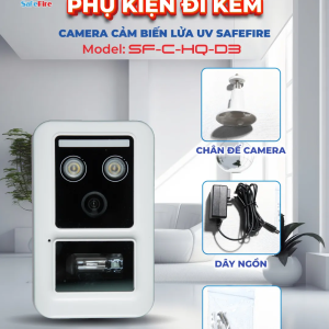 Camera cảm biến lửa UV SafeFire SF-C-HQ-D3 – Giải pháp phát hiện cháy siêu tốc với công nghệ cảm biến tia cực tím UV