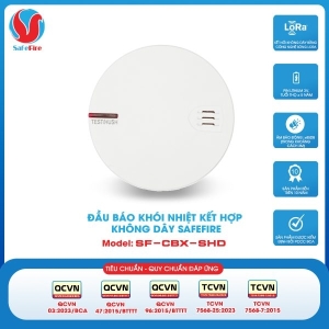 Đầu báo khói nhiệt kết hợp không dây SafeFire SF-CBX-SHD