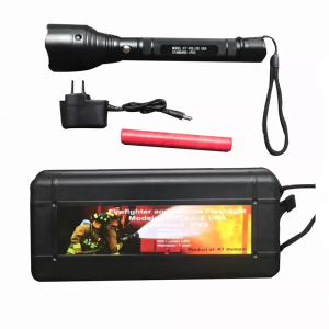 Đèn Pin PCCC Model KT-POLICE USA IPX5 , Ánh Sáng Vàng