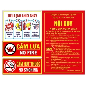 Nội Quy Tiêu Lệnh PCCC 4 Biển